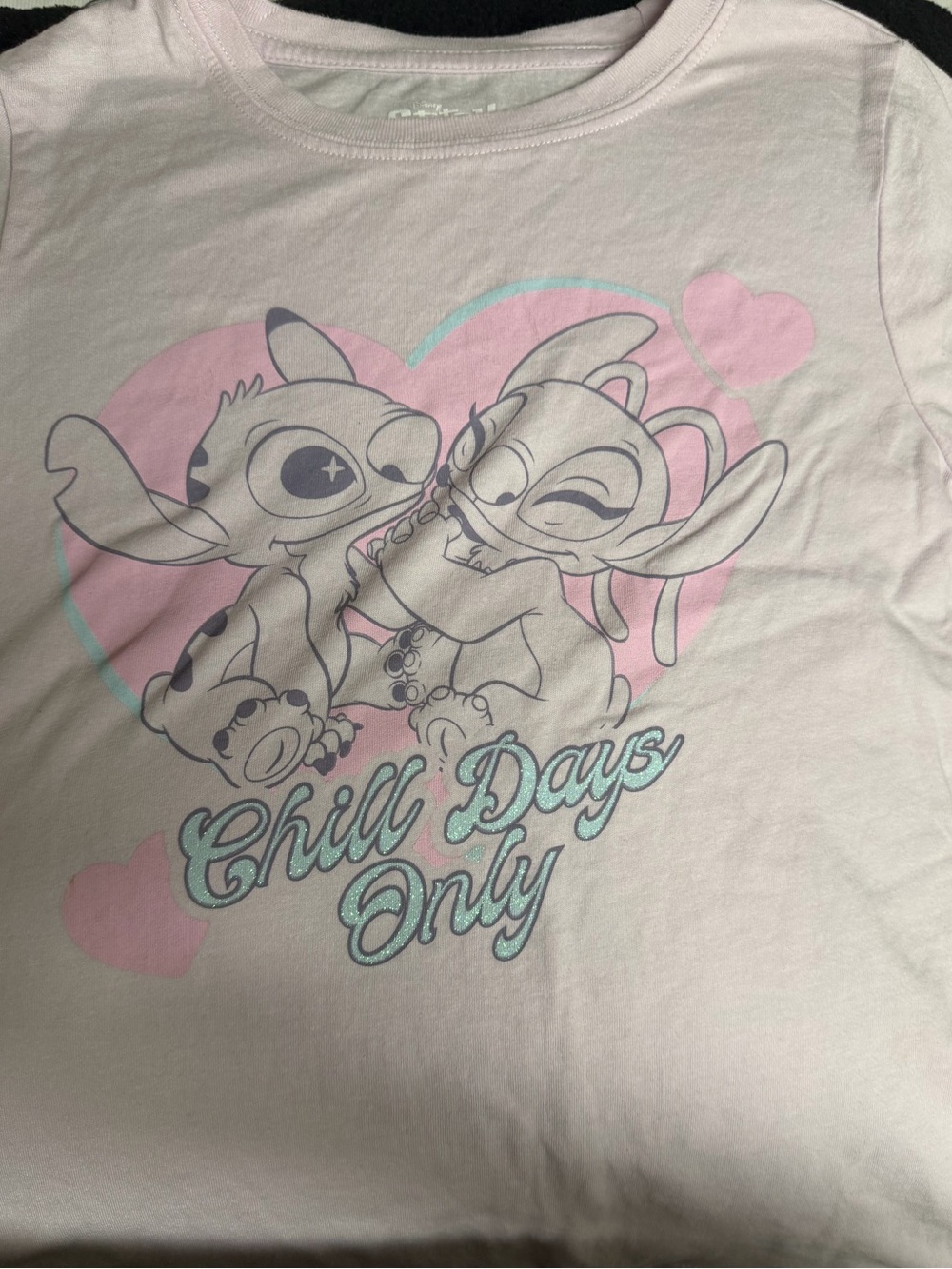 Disney Pink Lilo & Stitch 'Chill Days Only' Graphic Tee